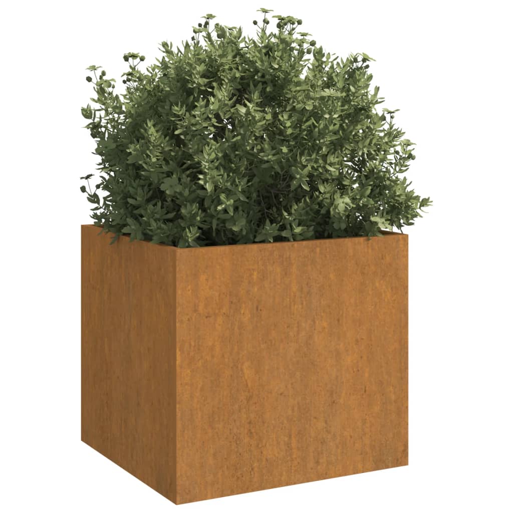 Plantenbakken 2 st 42x40x39 cm cortenstaal is nu te koop bij PeponiXL, paradijselijk wonen!