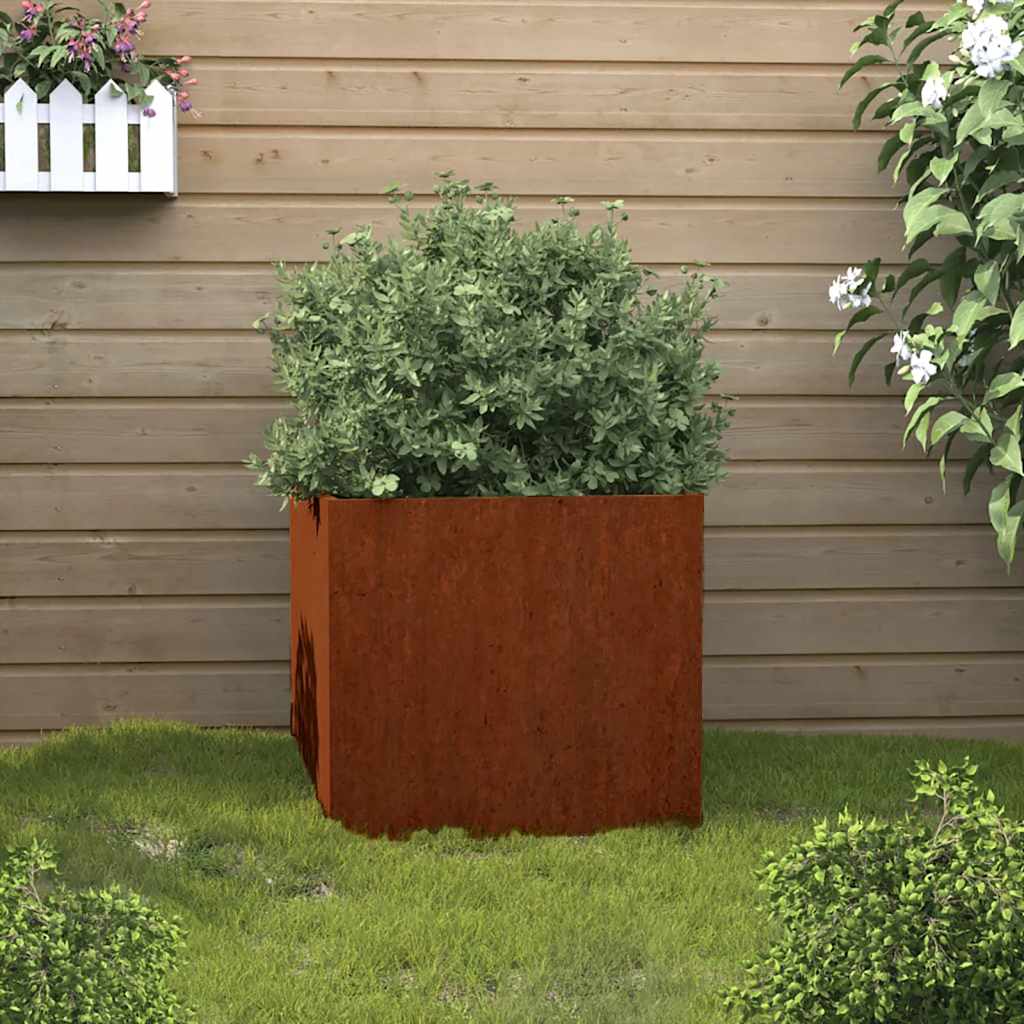 Plantenbak 49x47x46 cm cortenstaal is nu te koop bij PeponiXL, paradijselijk wonen!