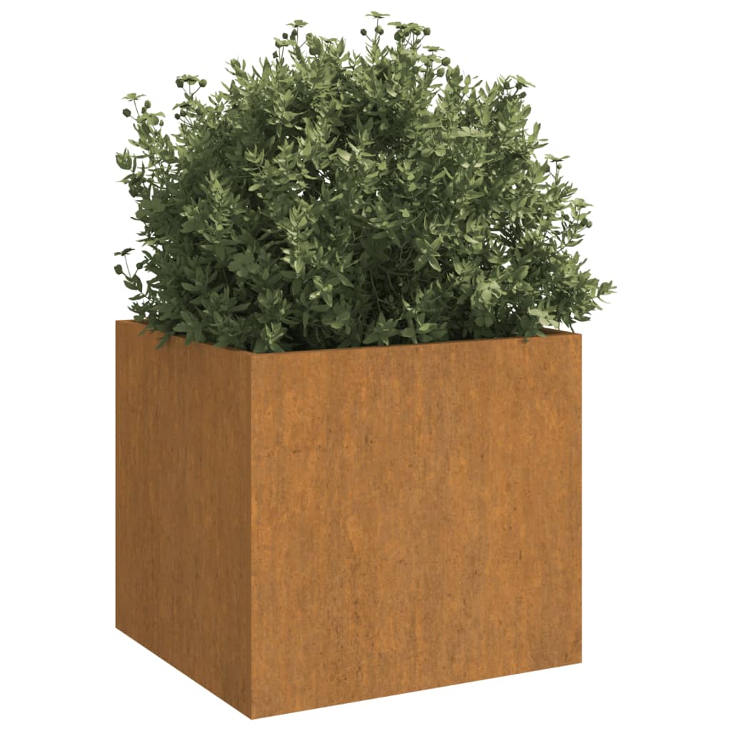 Plantenbakken 2 st 49x47x46 cm cortenstaal is nu te koop bij PeponiXL, paradijselijk wonen!