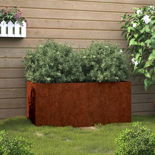 Plantenbak 62x30x29 cm cortenstaal is nu te koop bij PeponiXL, paradijselijk wonen!