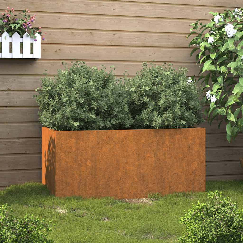 Plantenbak 62x40x39 cm cortenstaal is nu te koop bij PeponiXL, paradijselijk wonen!