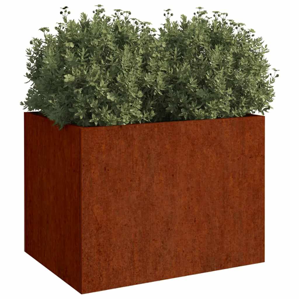 Plantenbak 62x47x46 cm cortenstaal is nu te koop bij PeponiXL, paradijselijk wonen!