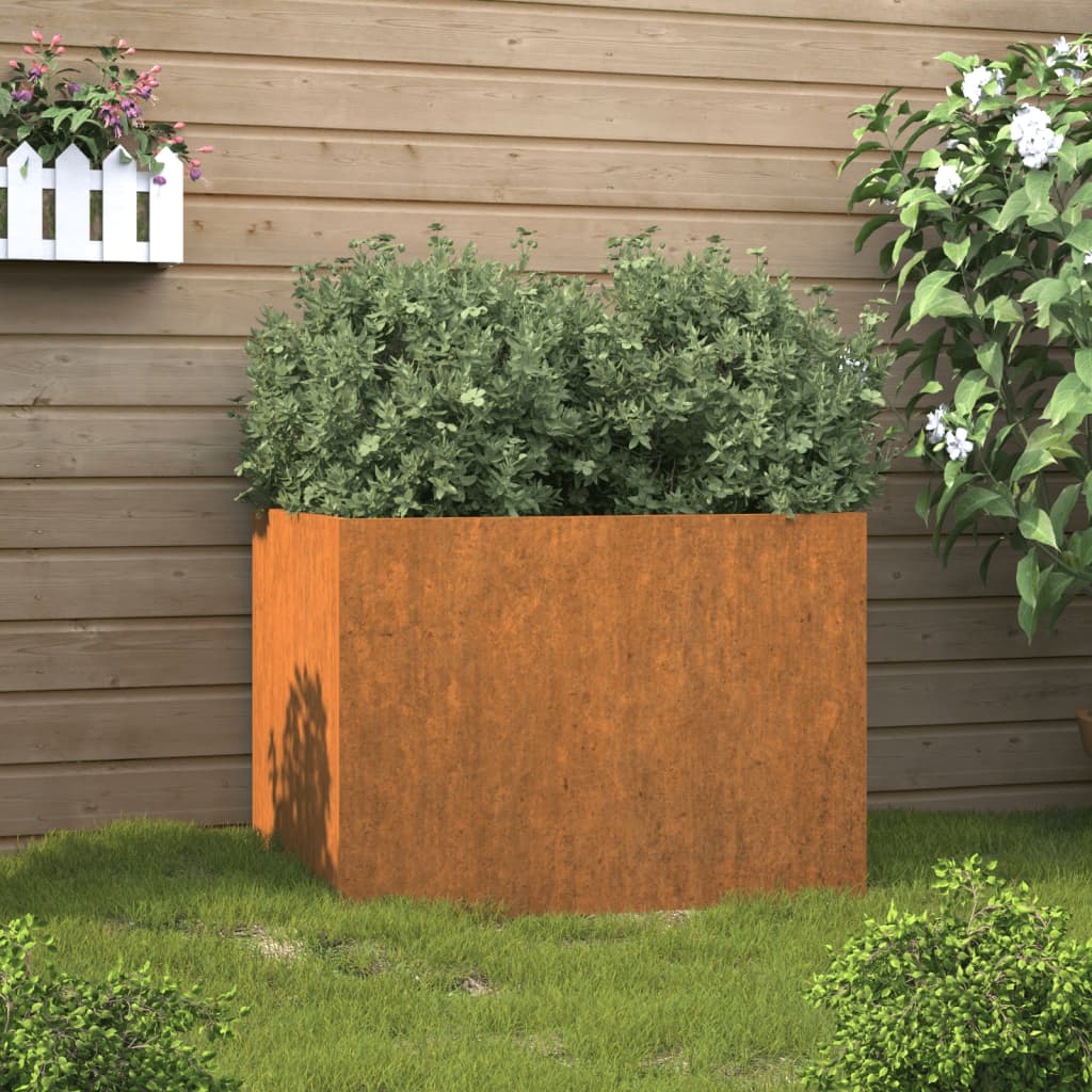 Plantenbak 62x47x46 cm cortenstaal is nu te koop bij PeponiXL, paradijselijk wonen!