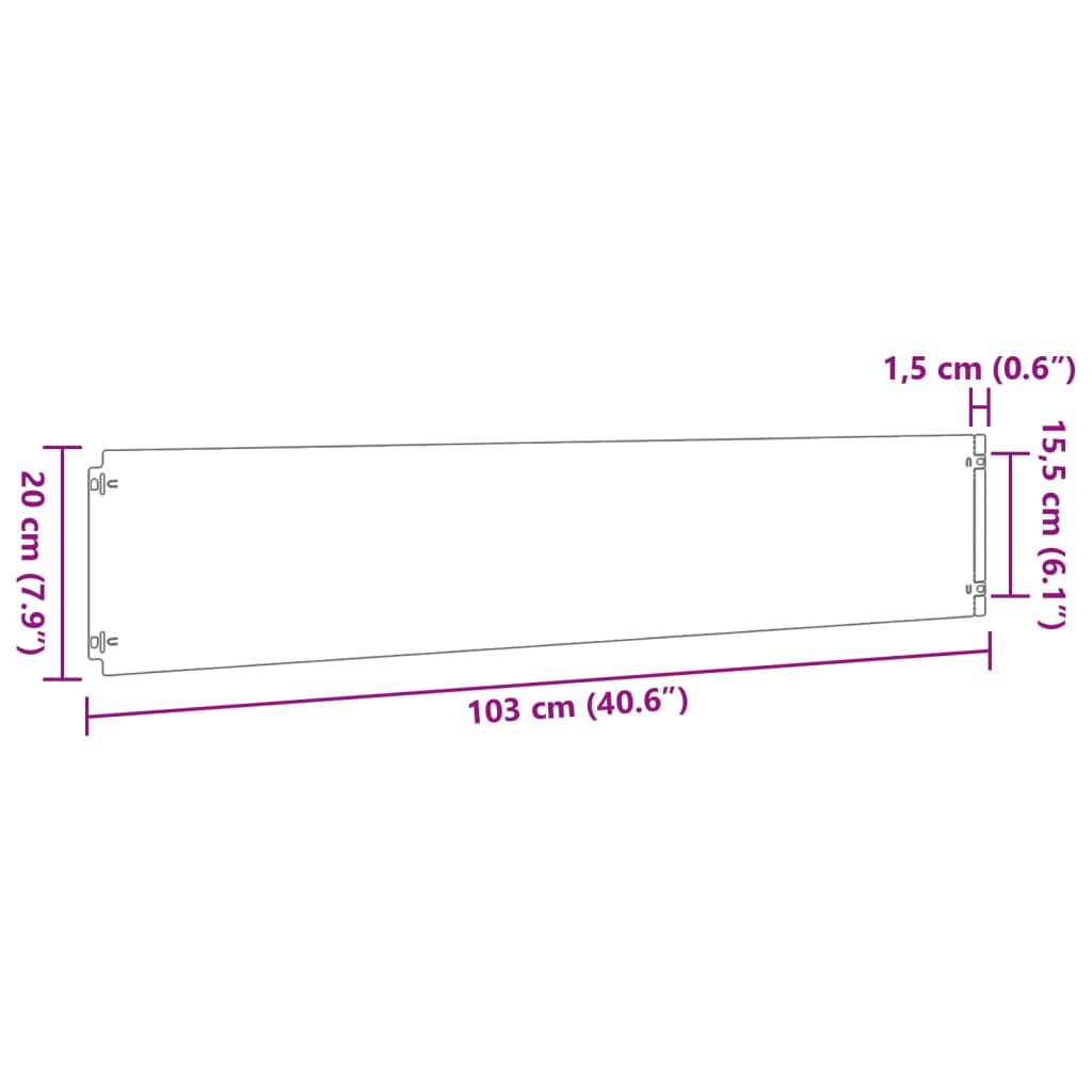 Gazonranden 10 stuks 20x103 cm flexibel cortenstaal is nu te koop bij PeponiXL, paradijselijk wonen!