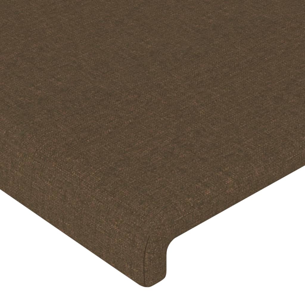 Hoofdbord 80x5x78/88 cm stof donkerbruin is nu te koop bij PeponiXL, paradijselijk wonen!