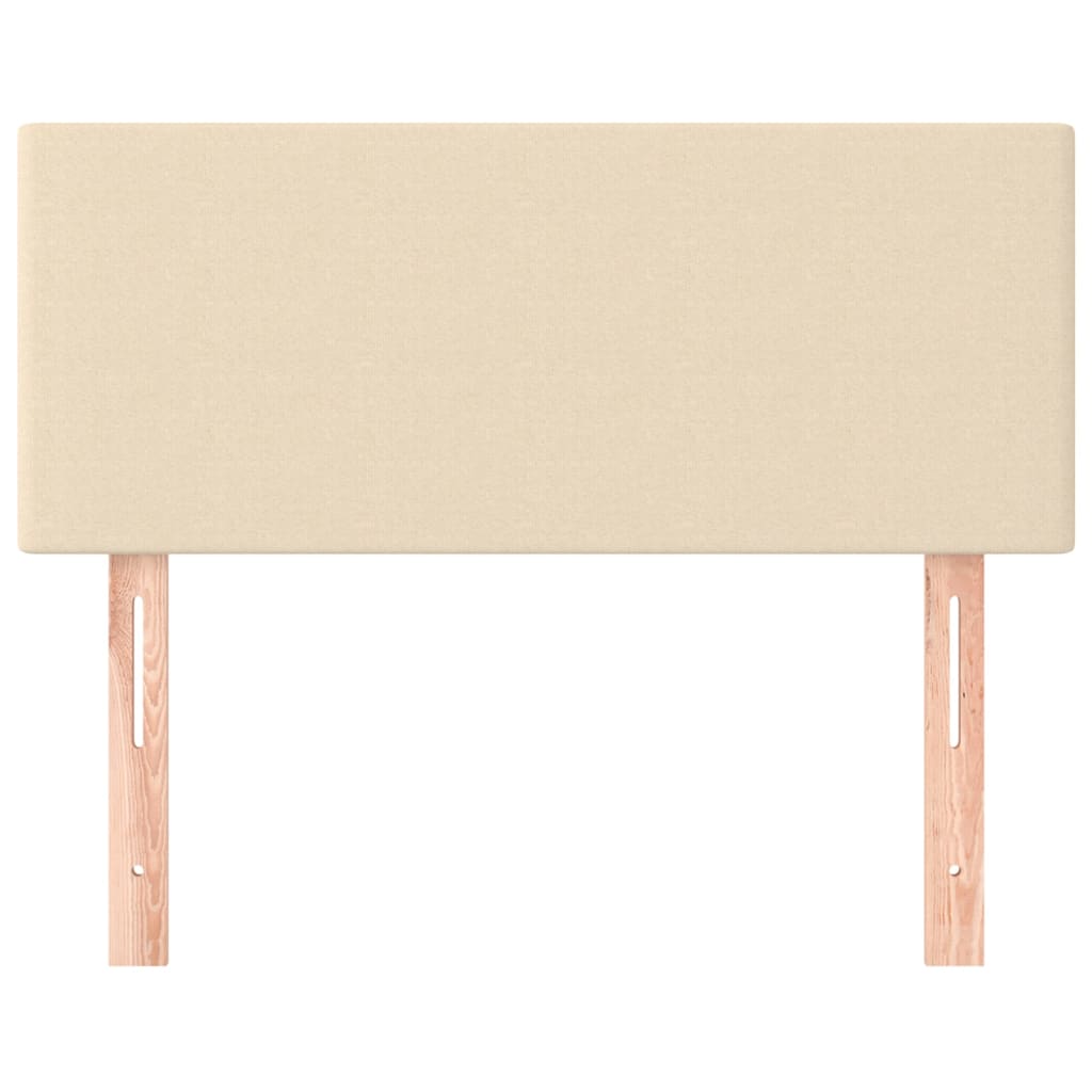 Hoofdbord 80x5x78/88 cm stof crèmekleurig is nu te koop bij PeponiXL, paradijselijk wonen!