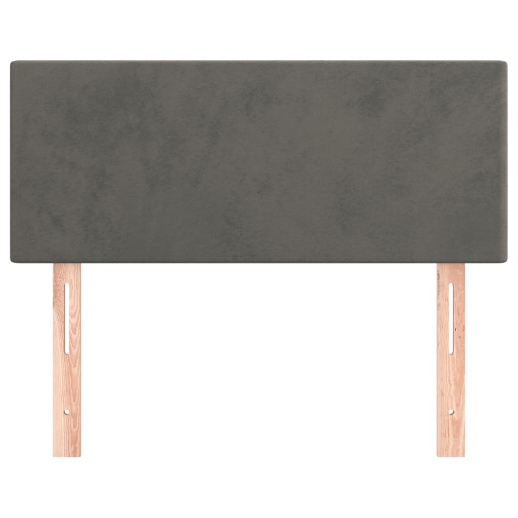 Hoofdbord 80x5x78/88 cm fluweel donkergrijs is nu te koop bij PeponiXL, paradijselijk wonen!