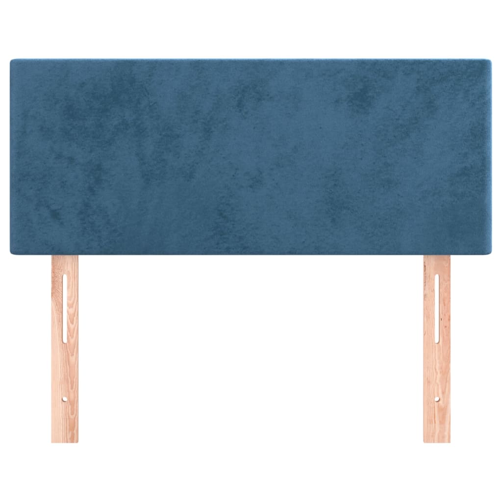 Hoofdbord 80x5x78/88 cm fluweel donkerblauw is nu te koop bij PeponiXL, paradijselijk wonen!