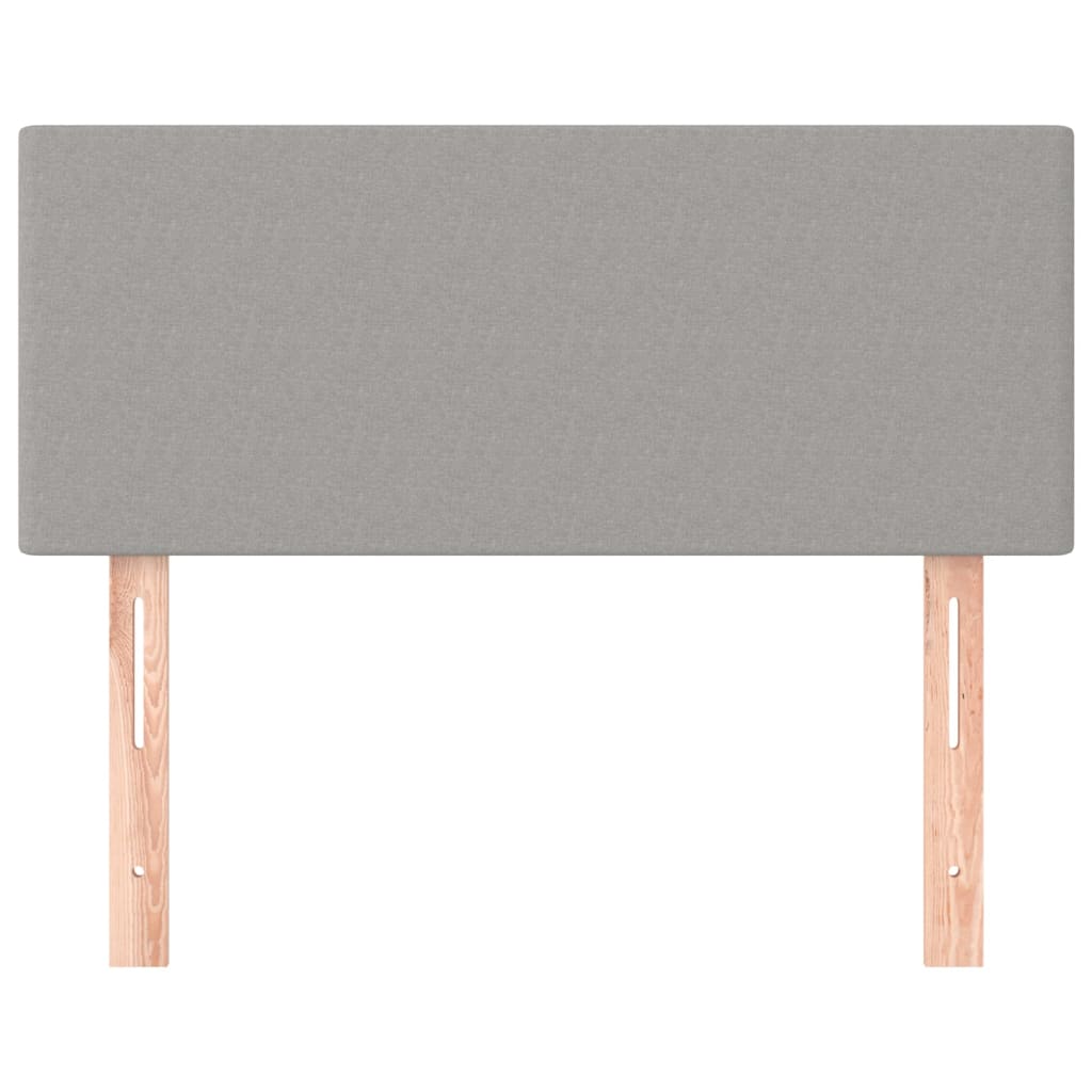 Hoofdbord 90x5x78/88 cm stof lichtgrijs is nu te koop bij PeponiXL, paradijselijk wonen!