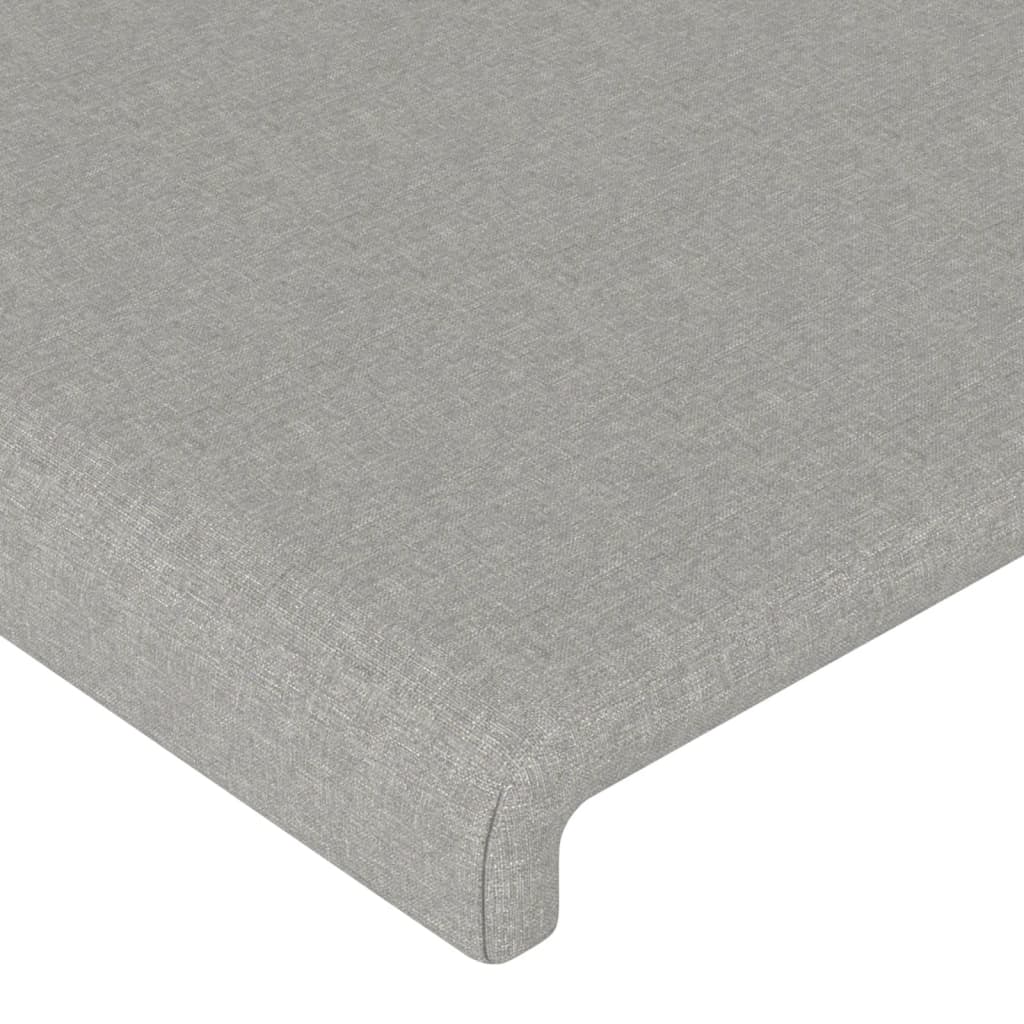 Hoofdbord 90x5x78/88 cm stof lichtgrijs is nu te koop bij PeponiXL, paradijselijk wonen!