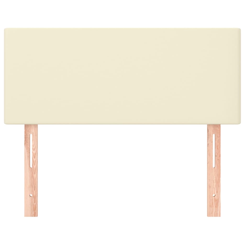Hoofdbord 100x5x78/88 cm kunstleer crèmekleurig is nu te koop bij PeponiXL, paradijselijk wonen!