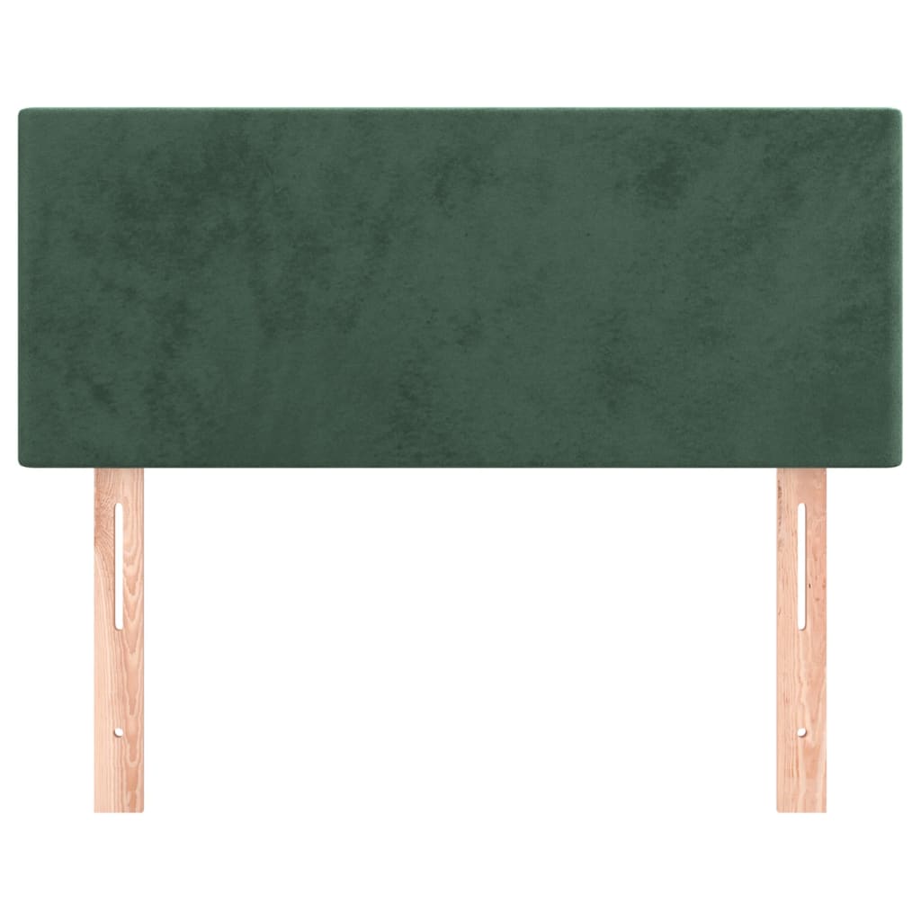Hoofdbord 100x5x78/88 cm fluweel donkergroen is nu te koop bij PeponiXL, paradijselijk wonen!