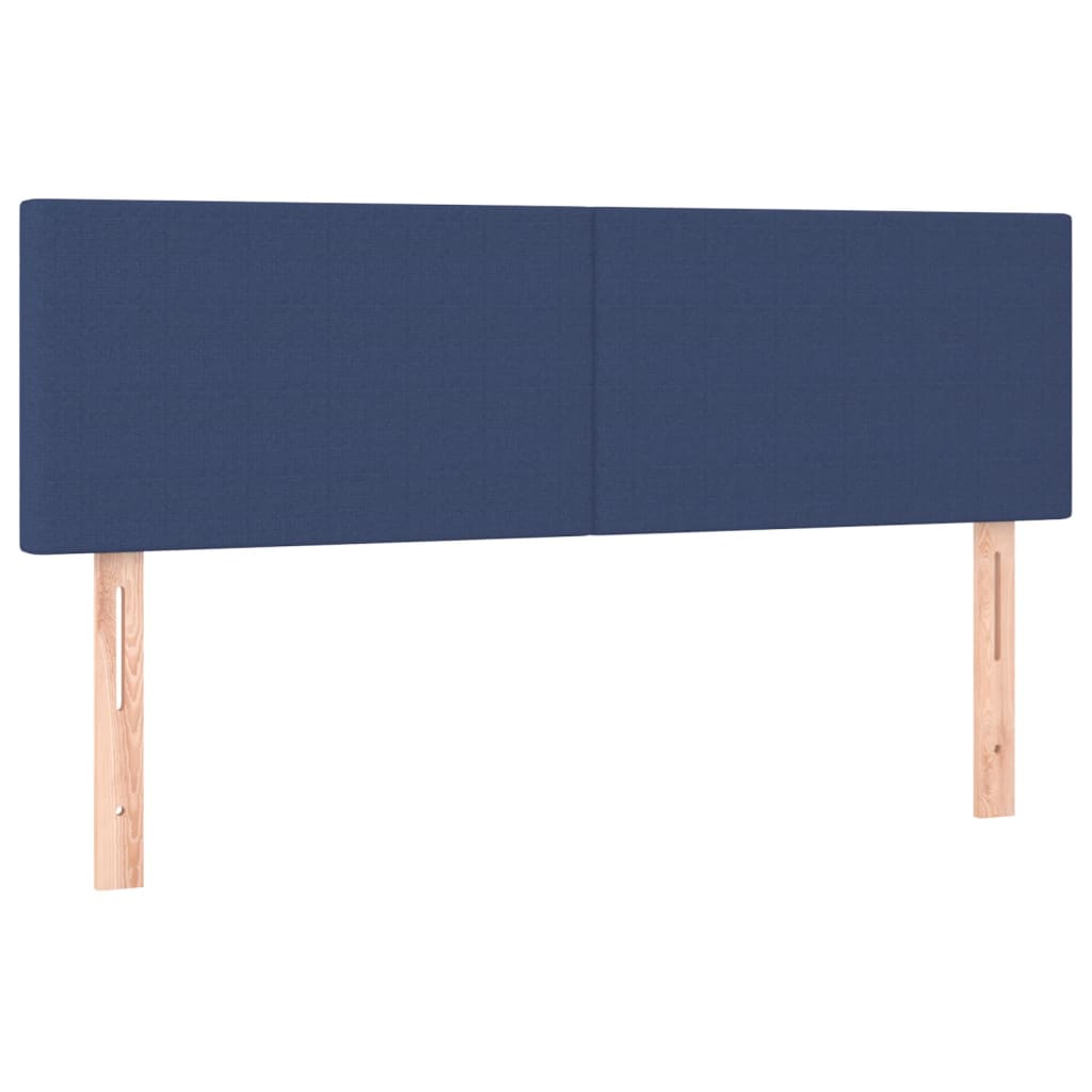 Hoofdborden 144x5x78/88 cm stof blauw is nu te koop bij PeponiXL, paradijselijk wonen!