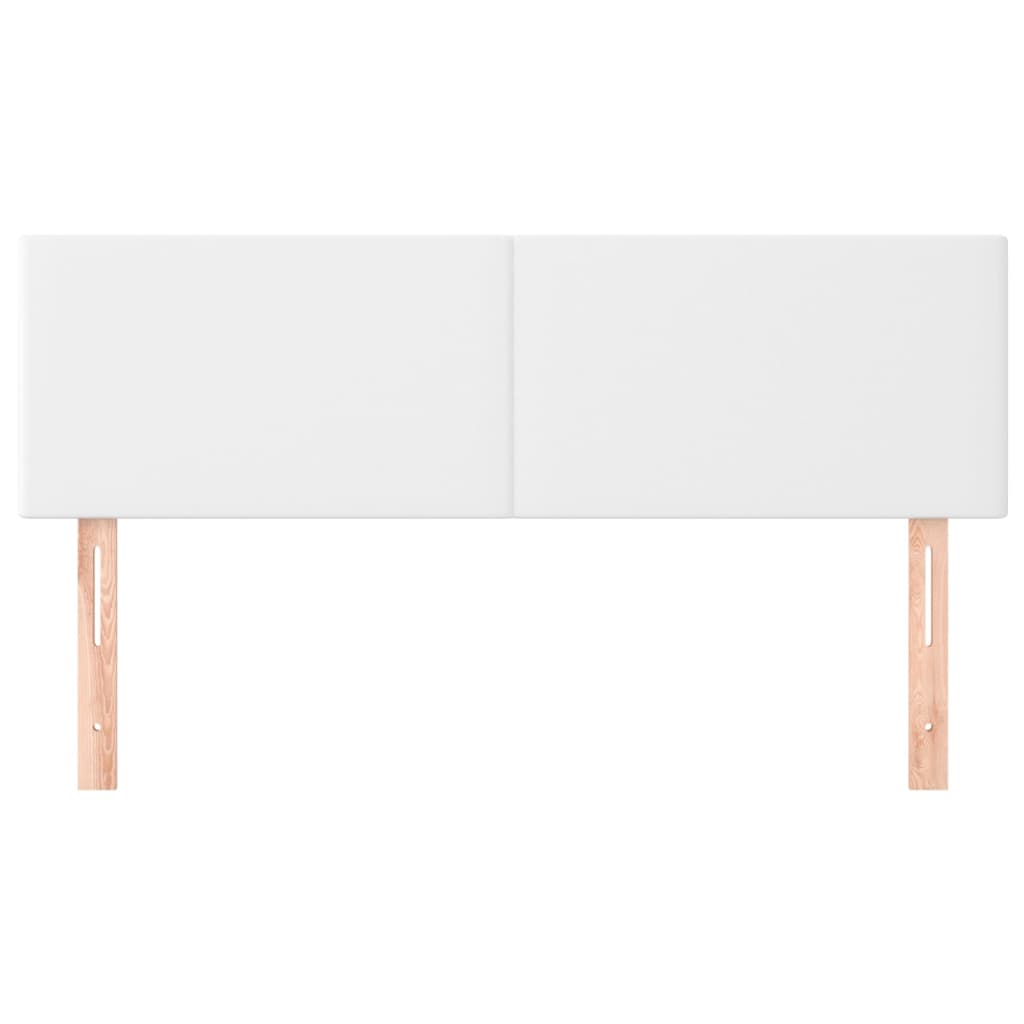 Hoofdborden 144x5x78/88 cm kunstleer wit is nu te koop bij PeponiXL, paradijselijk wonen!