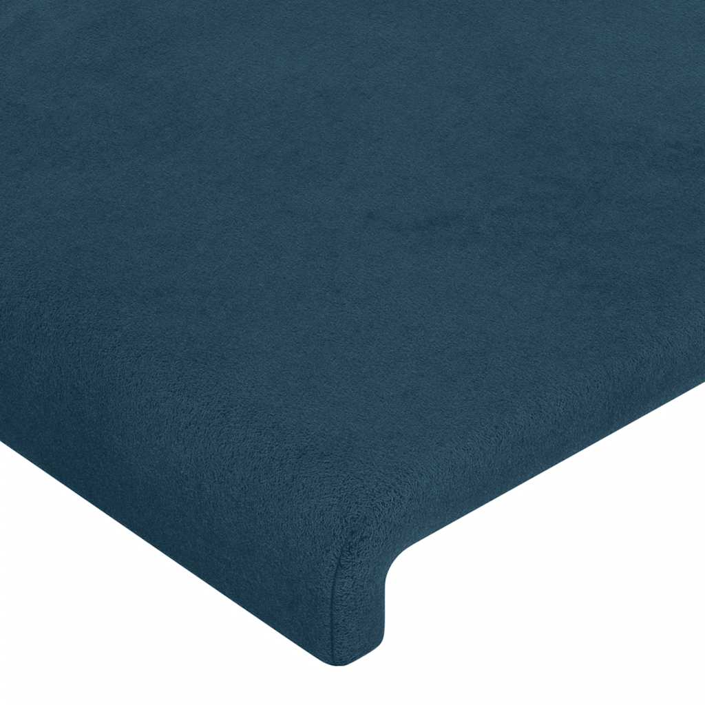 Hoofdborden 160x5x78/88 cm fluweel donkerblauw is nu te koop bij PeponiXL, paradijselijk wonen!