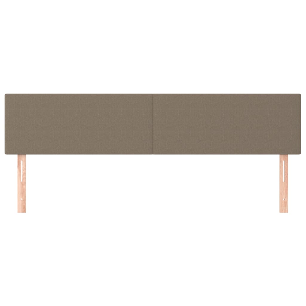 Hoofdborden 180x5x78/88 cm stof taupe is nu te koop bij PeponiXL, paradijselijk wonen!