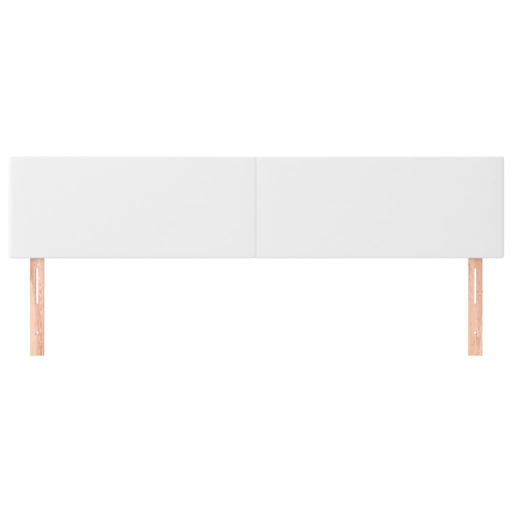 Hoofdborden 180x5x78/88 cm kunstleer wit is nu te koop bij PeponiXL, paradijselijk wonen!