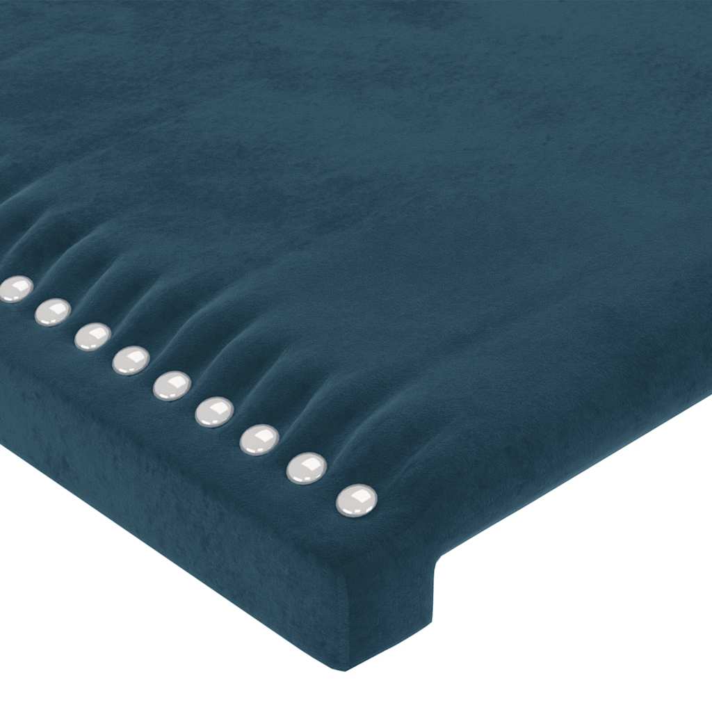 Hoofdborden 180x5x78/88 cm fluweel donkerblauw is nu te koop bij PeponiXL, paradijselijk wonen!