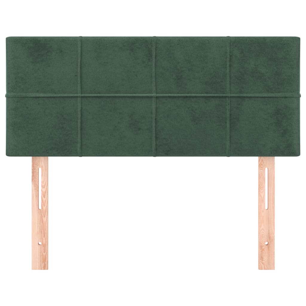 Hoofdbord 90x5x78/88 cm fluweel donkergroen is nu te koop bij PeponiXL, paradijselijk wonen!
