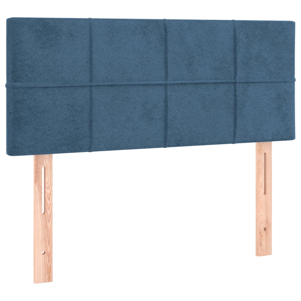 Hoofdbord 90x5x78/88 cm fluweel donkerblauw is nu te koop bij PeponiXL, paradijselijk wonen!