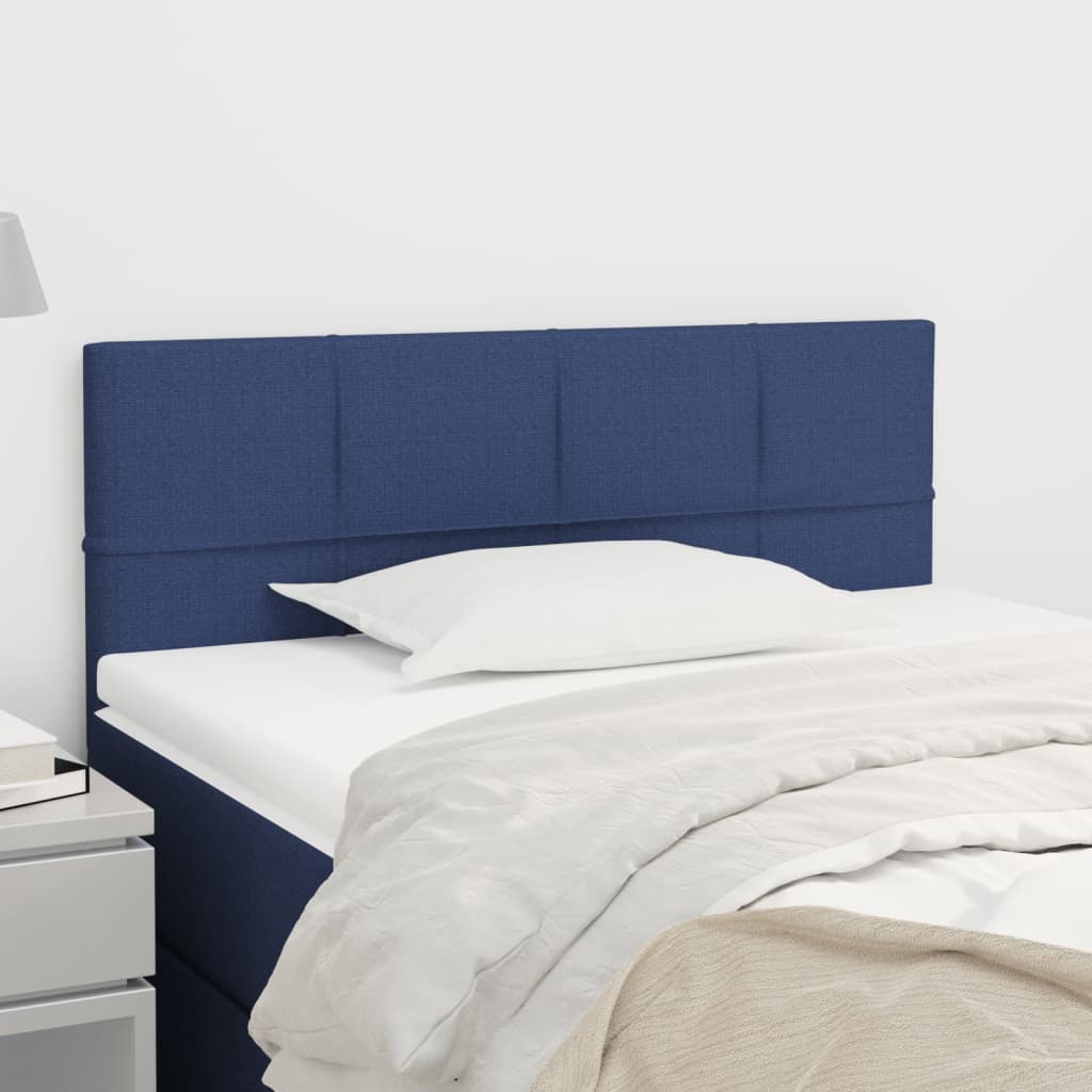 Hoofdbord 100x5x78/88 cm stof blauw is nu te koop bij PeponiXL, paradijselijk wonen!