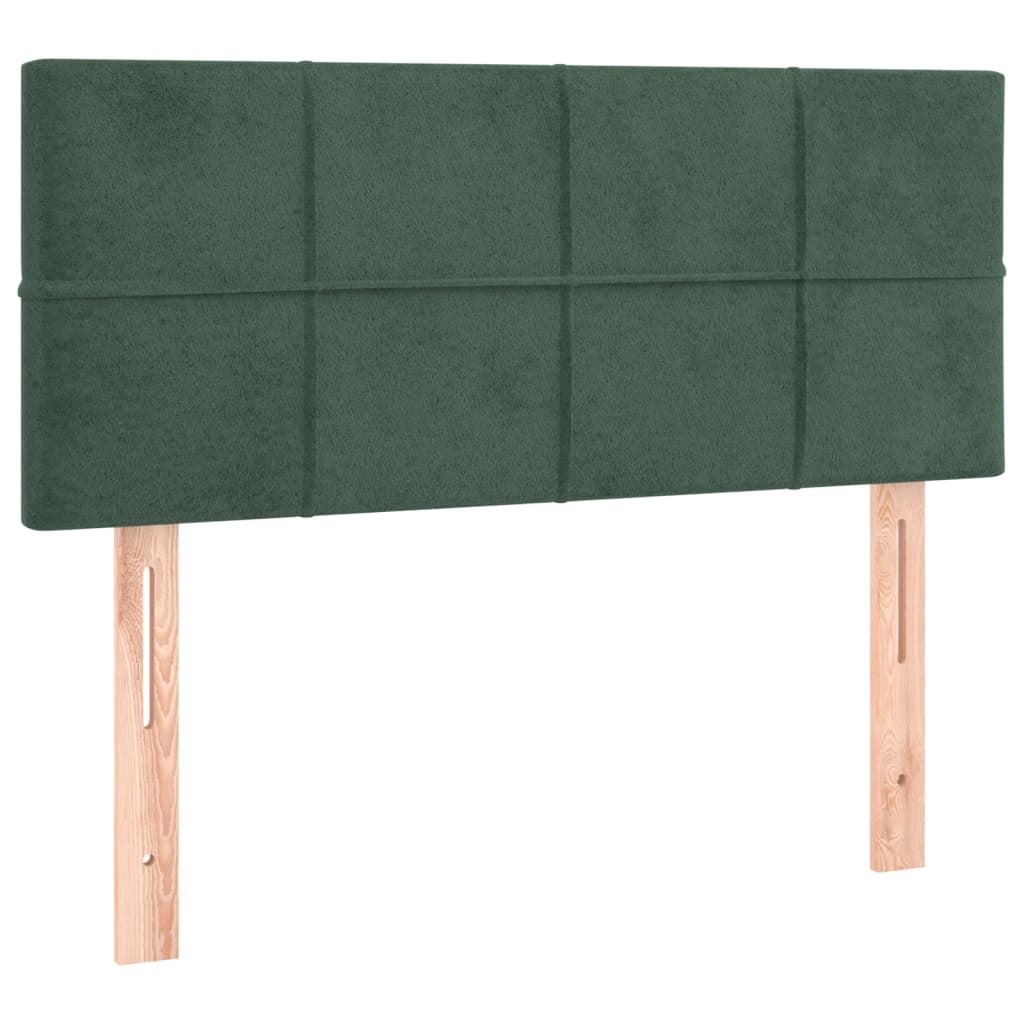Hoofdbord 100x5x78/88 cm fluweel donkergroen is nu te koop bij PeponiXL, paradijselijk wonen!