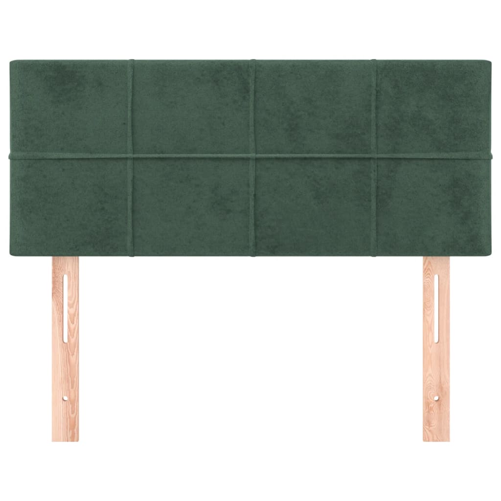 Hoofdbord 100x5x78/88 cm fluweel donkergroen is nu te koop bij PeponiXL, paradijselijk wonen!