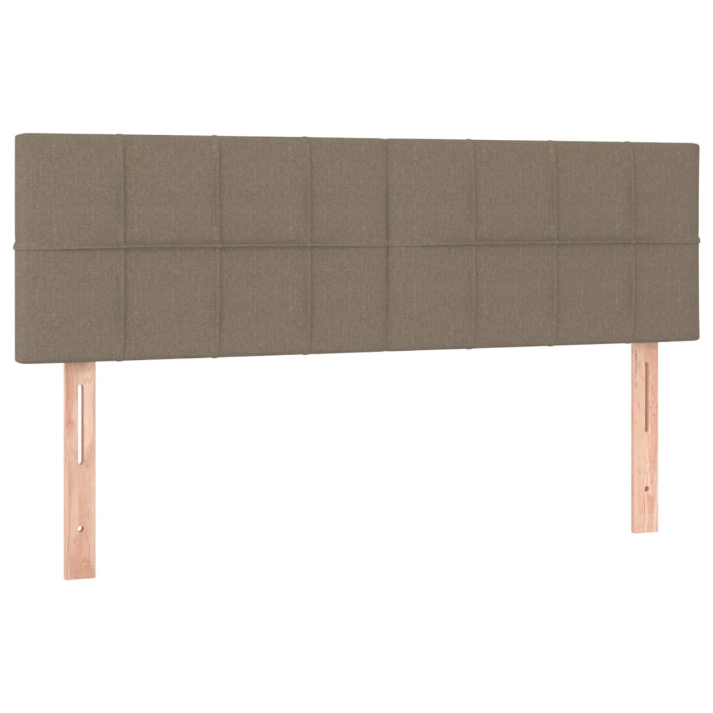 Hoofdborden 144x5x78/88 cm stof taupe is nu te koop bij PeponiXL, paradijselijk wonen!