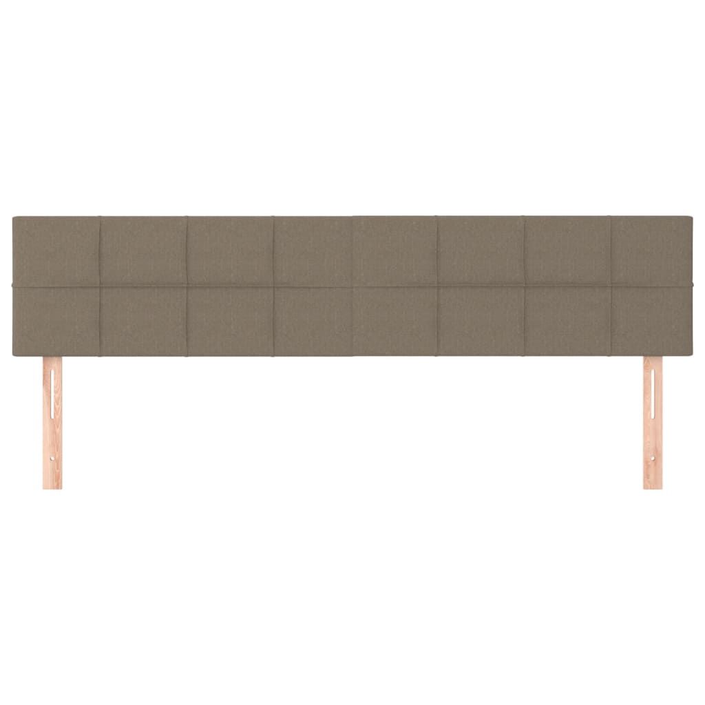 Hoofdborden 160x5x78/88 cm stof taupe is nu te koop bij PeponiXL, paradijselijk wonen!
