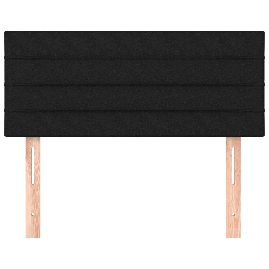 Hoofdbord 80x5x78/88 cm stof zwart is nu te koop bij PeponiXL, paradijselijk wonen!