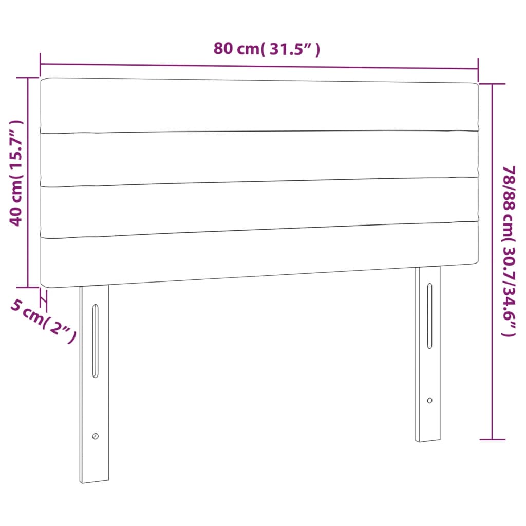 Hoofdbord 80x5x78/88 cm fluweel zwart is nu te koop bij PeponiXL, paradijselijk wonen!