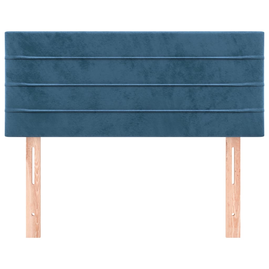 Hoofdbord 80x5x78/88 cm fluweel donkerblauw is nu te koop bij PeponiXL, paradijselijk wonen!