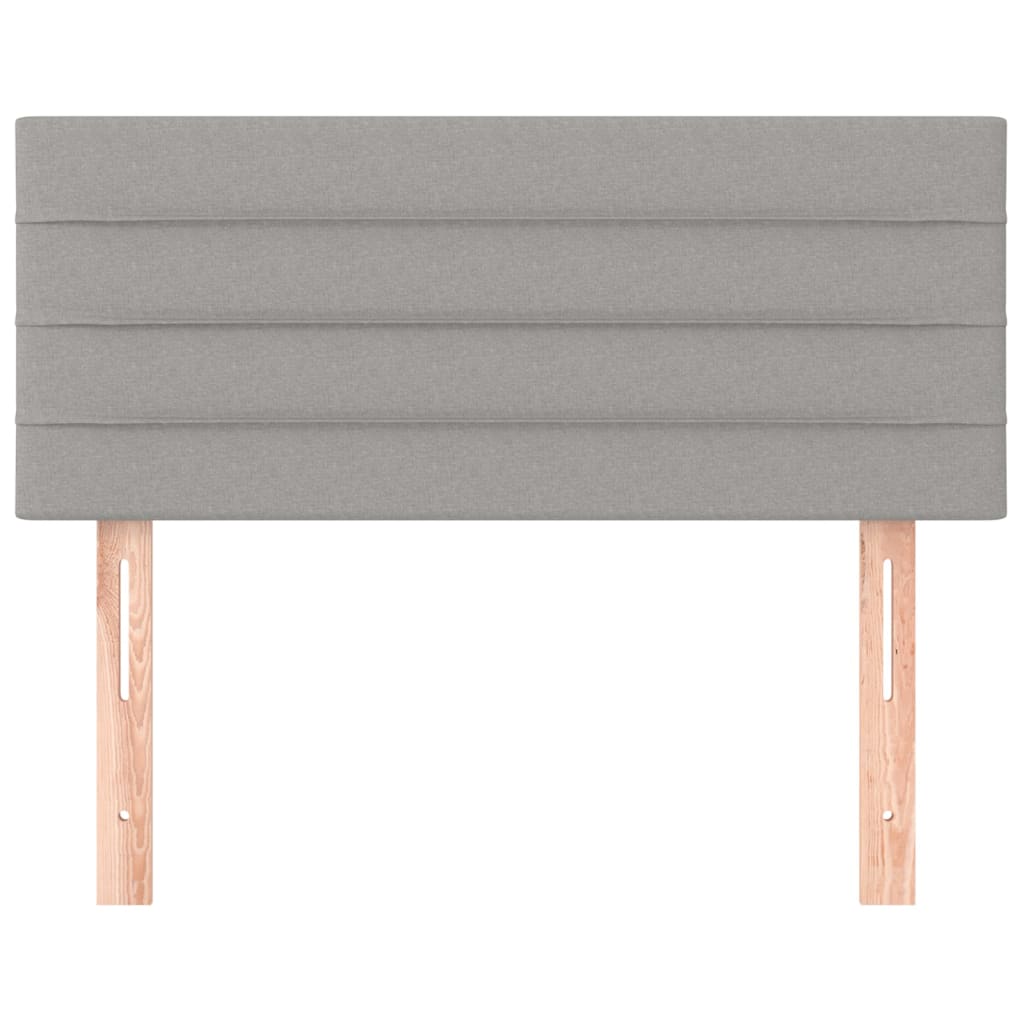 Hoofdbord 90x5x78/88 cm stof lichtgrijs is nu te koop bij PeponiXL, paradijselijk wonen!