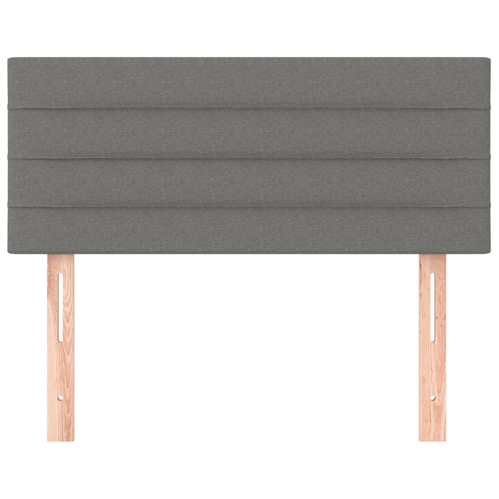 Hoofdbord 100x5x78/88 cm stof donkergrijs is nu te koop bij PeponiXL, paradijselijk wonen!