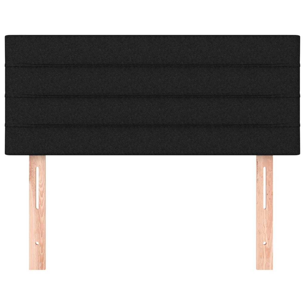 Hoofdbord 100x5x78/88 cm stof zwart is nu te koop bij PeponiXL, paradijselijk wonen!