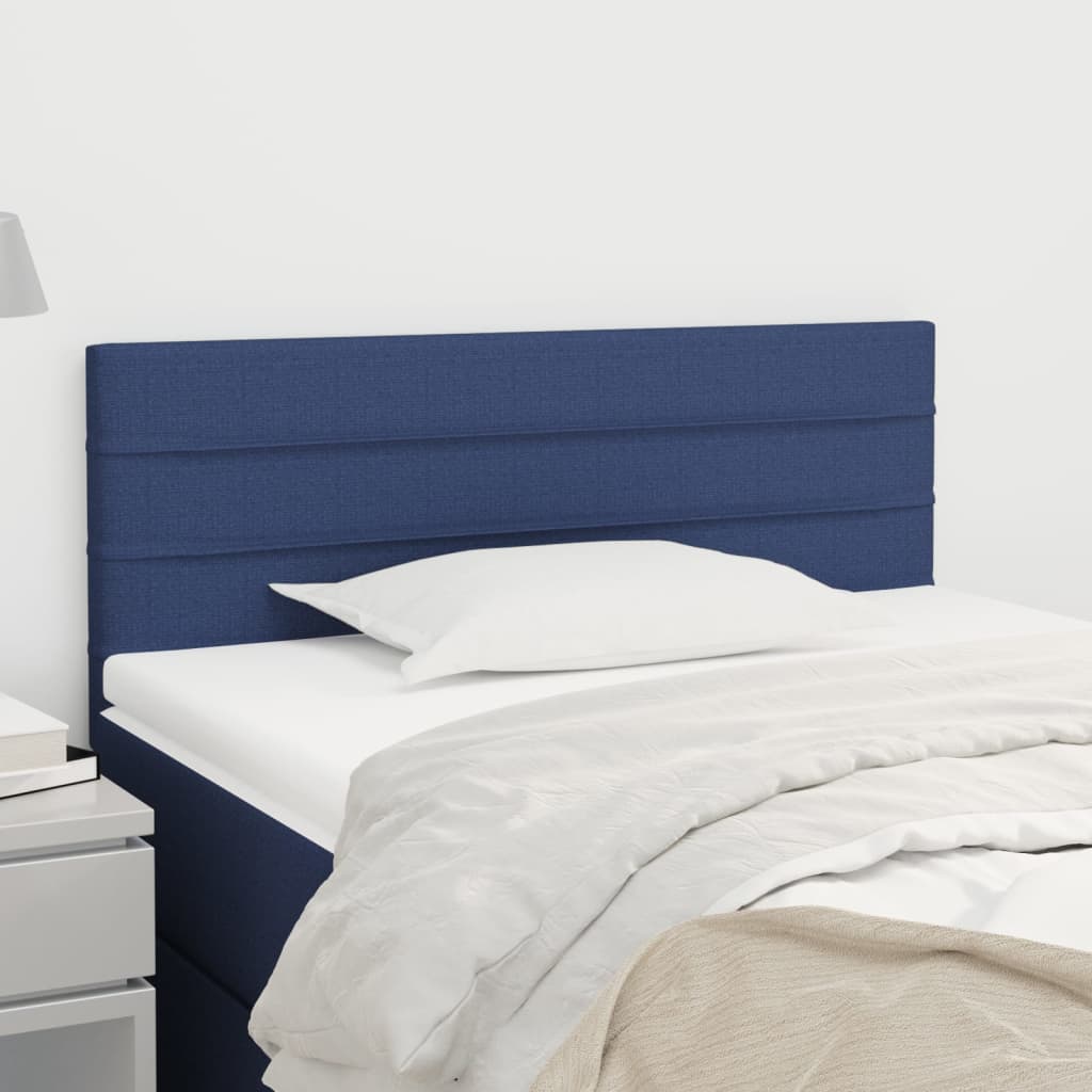 Hoofdbord 100x5x78/88 cm stof blauw is nu te koop bij PeponiXL, paradijselijk wonen!