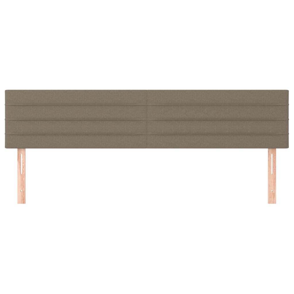 Hoofdborden 160x5x78/88 cm stof taupe is nu te koop bij PeponiXL, paradijselijk wonen!