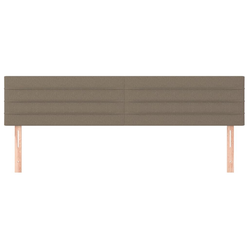 Hoofdborden 180x5x78/88 cm stof taupe is nu te koop bij PeponiXL, paradijselijk wonen!
