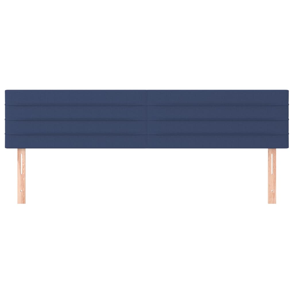Hoofdborden 200x5x78/88 cm stof blauw is nu te koop bij PeponiXL, paradijselijk wonen!