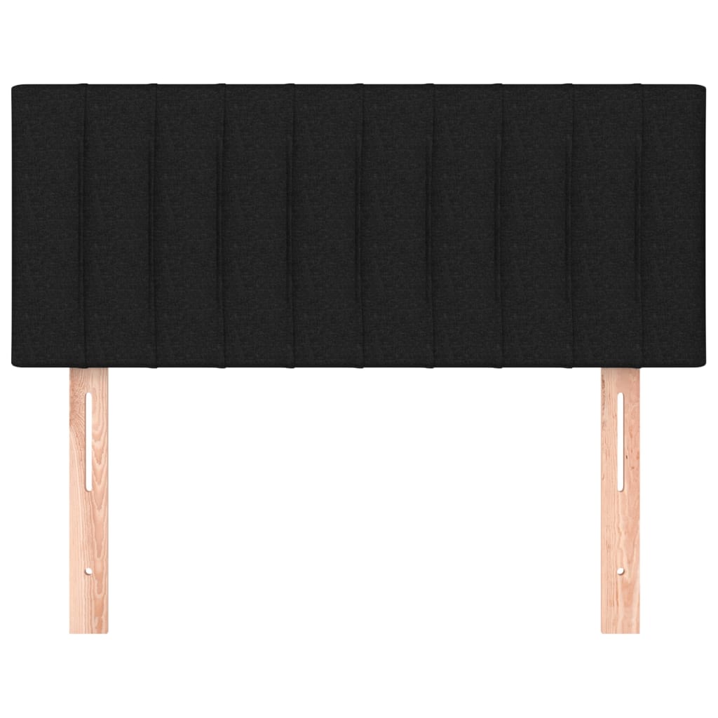 Hoofdbord 90x5x78/88 cm stof zwart is nu te koop bij PeponiXL, paradijselijk wonen!