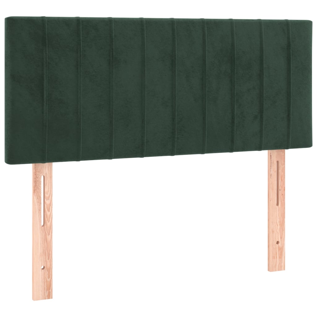 Hoofdbord 90x5x78/88 cm fluweel donkergroen is nu te koop bij PeponiXL, paradijselijk wonen!