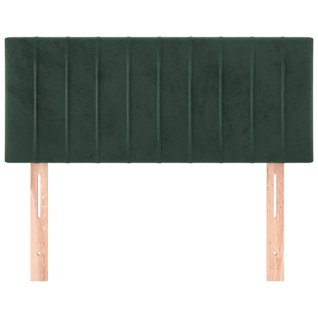 Hoofdbord 90x5x78/88 cm fluweel donkergroen is nu te koop bij PeponiXL, paradijselijk wonen!