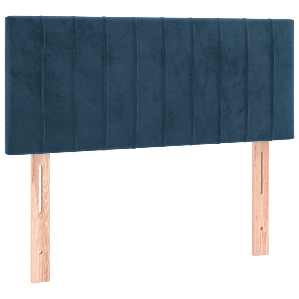 Hoofdbord 90x5x78/88 cm fluweel donkerblauw is nu te koop bij PeponiXL, paradijselijk wonen!