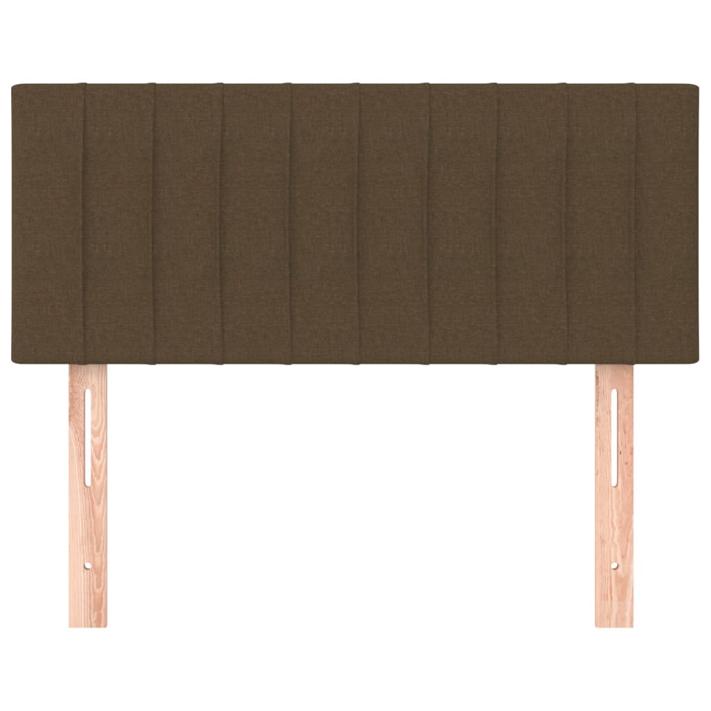 Hoofdbord 100x5x78/88 cm stof donkerbruin is nu te koop bij PeponiXL, paradijselijk wonen!