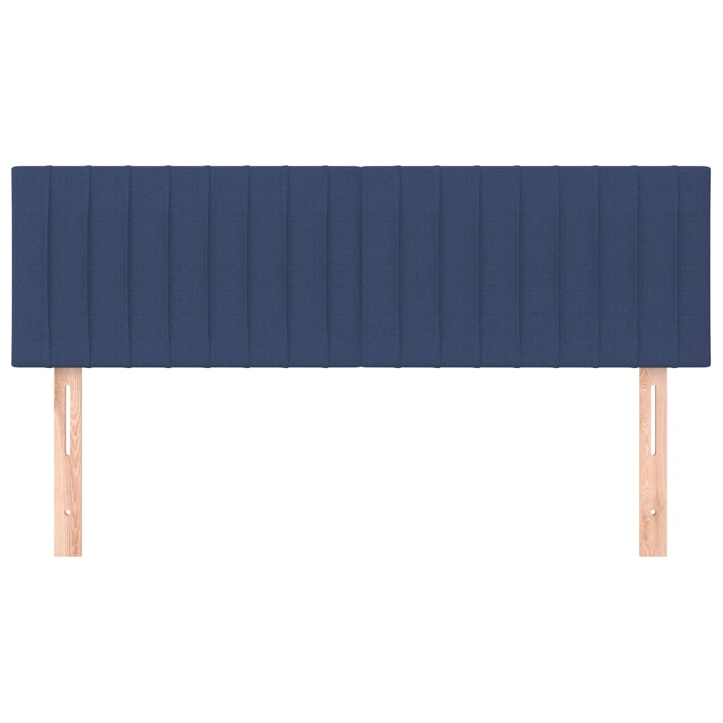 Hoofdborden 144x5x78/88 cm stof blauw is nu te koop bij PeponiXL, paradijselijk wonen!