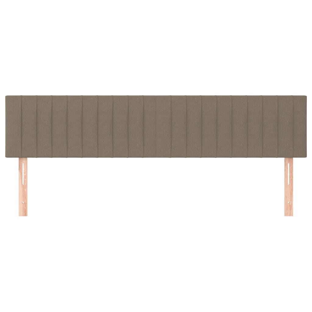 Hoofdborden 180x5x78/88 cm stof taupe is nu te koop bij PeponiXL, paradijselijk wonen!