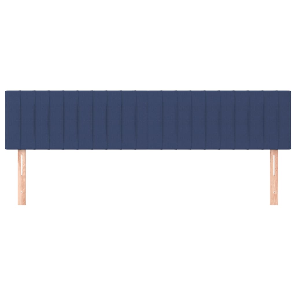 Hoofdborden 200x5x78/88 cm stof blauw is nu te koop bij PeponiXL, paradijselijk wonen!