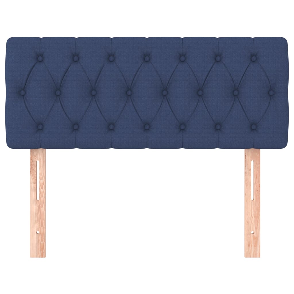 Hoofdbord 90x7x78/88 cm stof blauw is nu te koop bij PeponiXL, paradijselijk wonen!