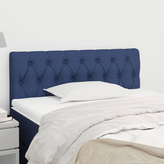 Hoofdbord 90x7x78/88 cm stof blauw is nu te koop bij PeponiXL, paradijselijk wonen!