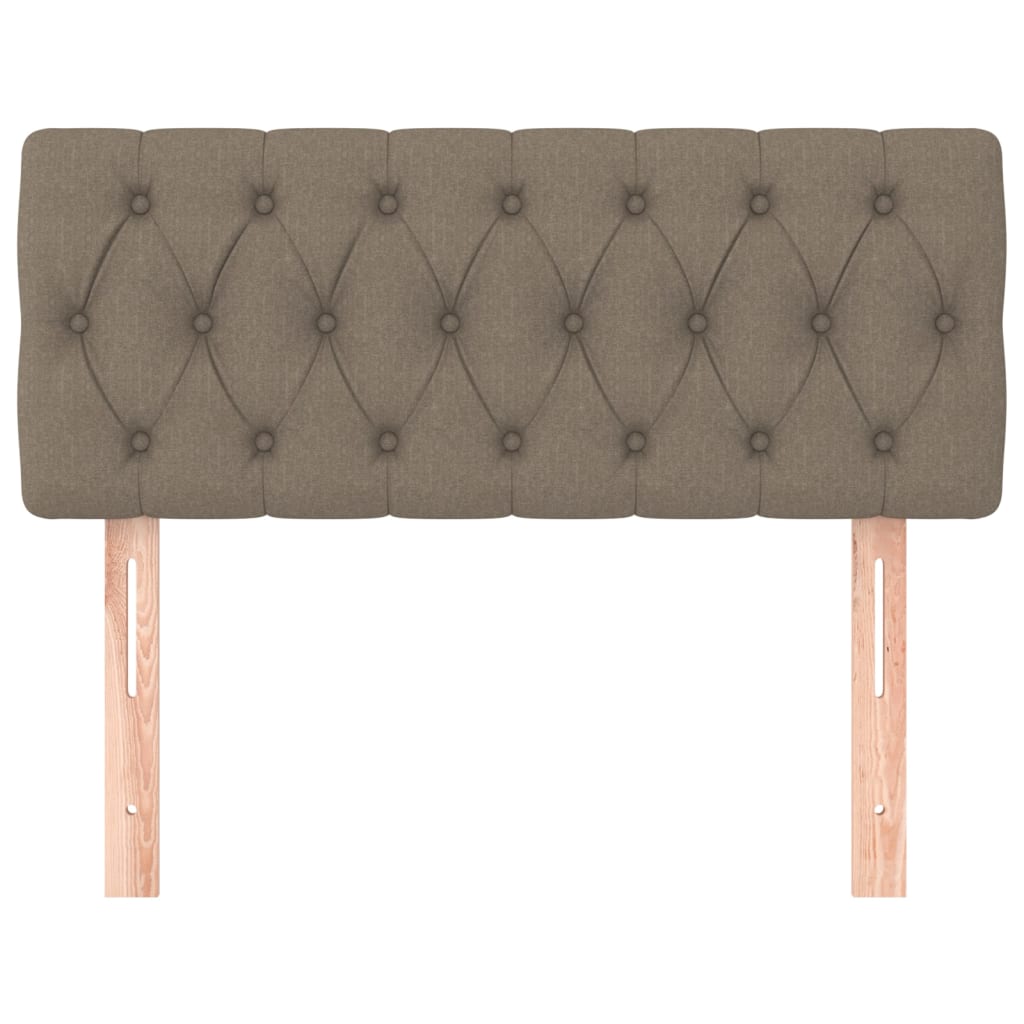 Hoofdbord 100x7x78/88 cm stof taupe is nu te koop bij PeponiXL, paradijselijk wonen!